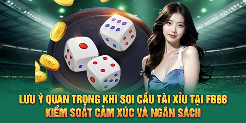 Lưu ý quan trọng khi soi cầu tài xỉu tại FB88 – Kiểm soát cảm xúc và ngân sách