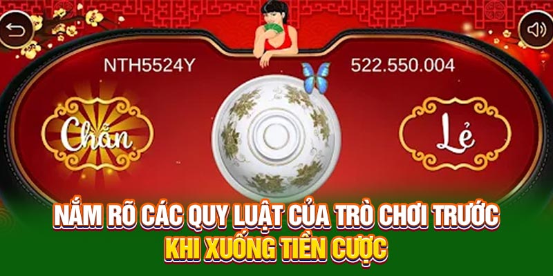 Nắm rõ các quy luật của trò chơi trước khi xuống tiền cược